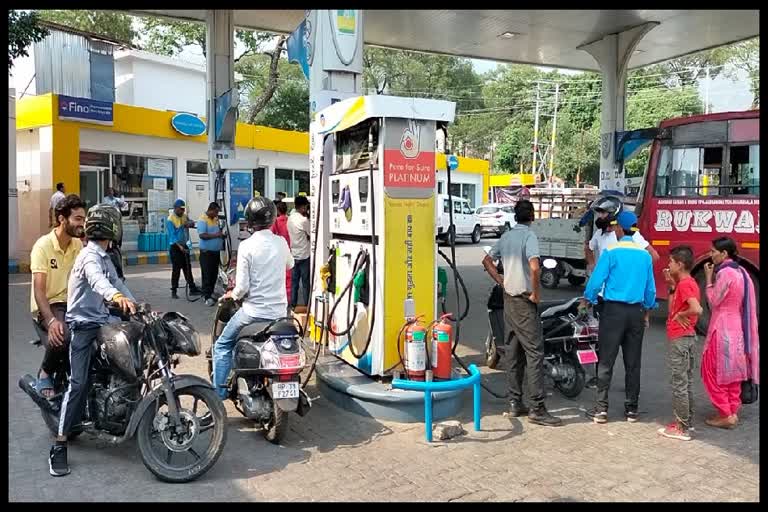 petrol diesel shortage in Dharamshala