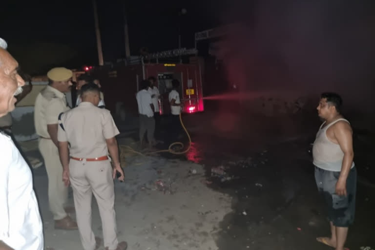 One died and one scorched in an explosion in Jalore