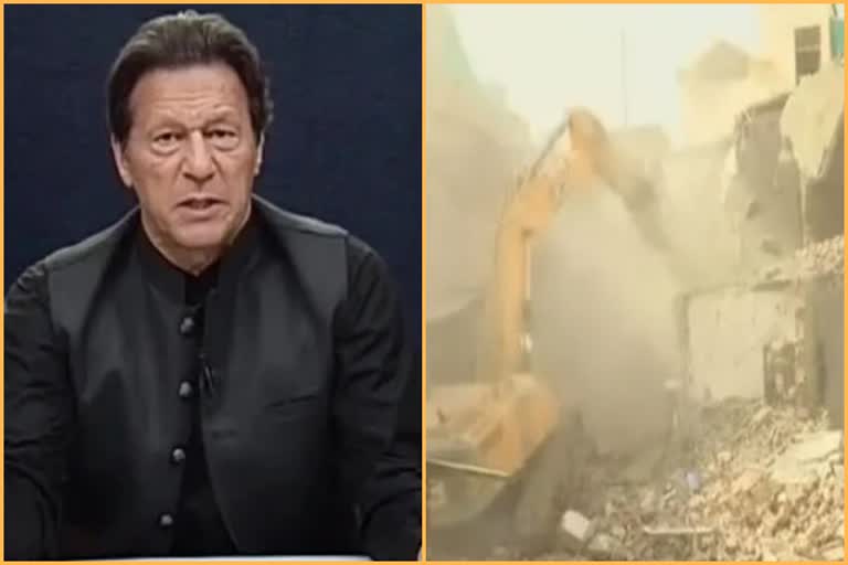 Imran Khan on Houses of Muslims Demolished