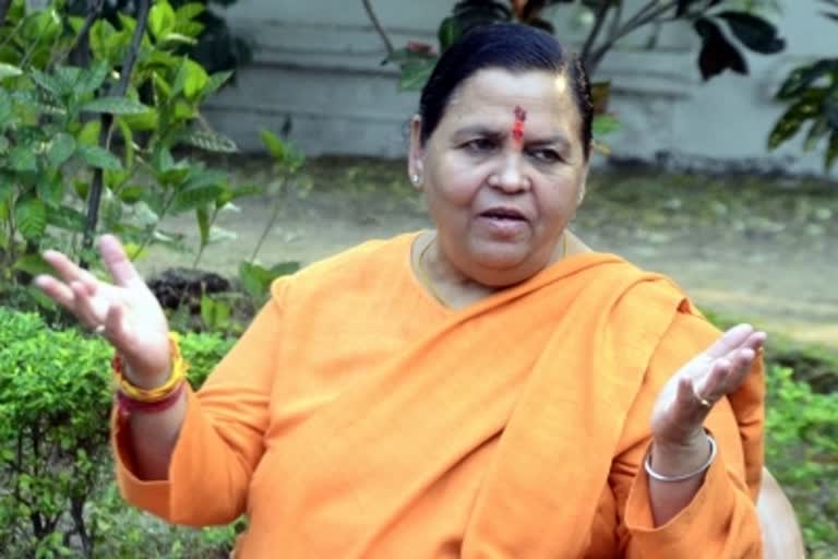 BJP leader Uma Bharti