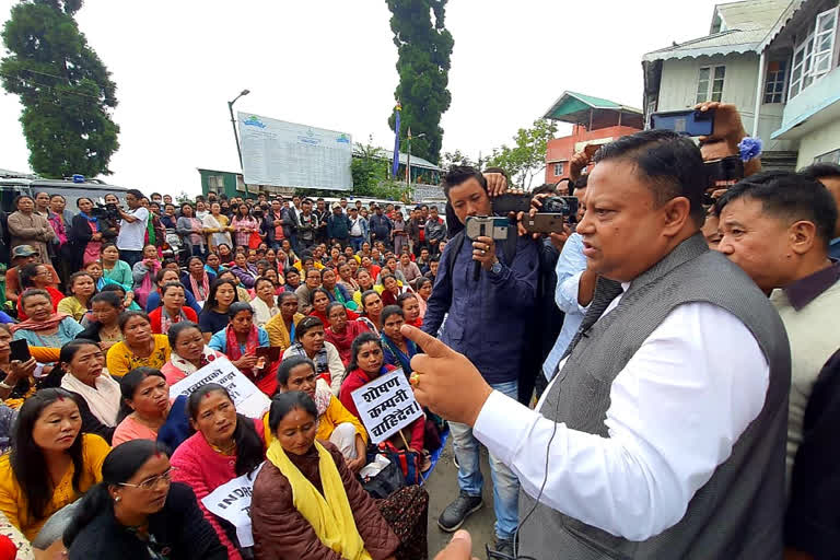 Hamro party accused Anit Thapa for violation of Code of Conduct before GTA Election 2022