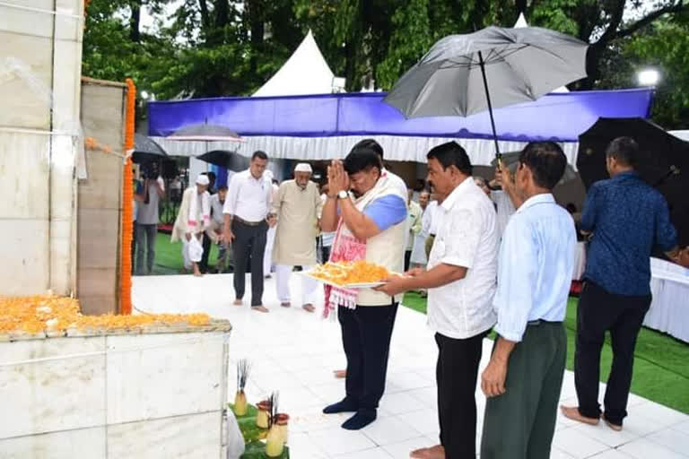 শ্বহীদ কুশল কোঁৱৰৰ ৭৯ সংখ্যক মৃত্যু বার্ষিকী উদযাপন