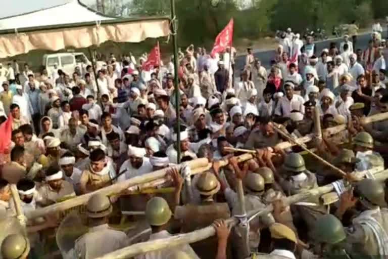 Farmers Uproar in Churu