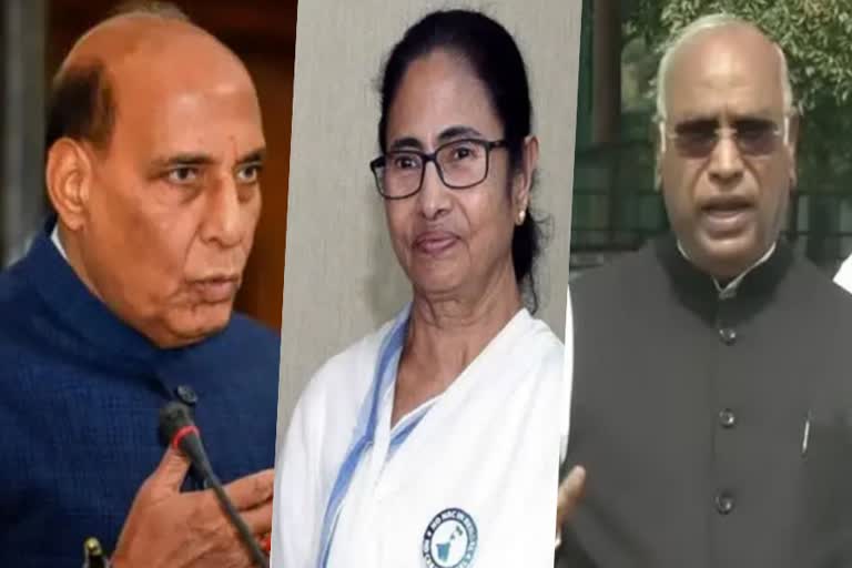 rajnath singh meeting with opposition party leaders continues for presidential election  presidential election  rajnath singh meeting with opposition party leaders  രാഷ്‌ട്രപതി തെരഞ്ഞെടുപ്പ്  രാജ്‌നാഥ് സിംഗ് ഇന്ന് കൂടുതൽ പ്രതിപക്ഷ പാർട്ടികളുമായി സംസാരിക്കും  പ്രതിരോധമന്ത്രി രാജ്‌നാഥ് സിംഗ്  രാഷ്‌ട്രപതി തെരഞ്ഞെടുപ്പ് സംബന്ധിച്ച് പ്രതിരോധമന്ത്രി രാജ്‌നാഥ് സിംഗ് പ്രതിപക്ഷ പാർട്ടികളുമായി സംസാരിക്കും  രാഷ്ട്രപതി തിരഞ്ഞെടുപ്പ് ജൂലൈ 18  രാഷ്ട്രപതി തിരഞ്ഞെടുപ്പ് സ്ഥാനാർഥി നിർണയം  രാഷ്ട്രപതി തെരഞ്ഞെടുപ്പ് സംയുക്ത സ്ഥാനാർഥിയെ നിർണയിക്കാൻ യോഗം ചേർന്ന് പ്രതിപക്ഷ പാർട്ടികൾ  പ്രതിപക്ഷ പാർട്ടികളുടെ യോഗം വിളിച്ച് മമത ബാനർജി