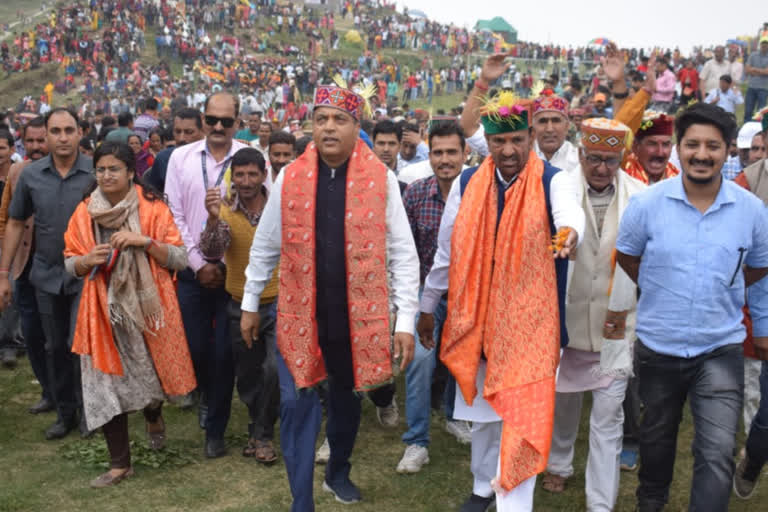 CM Jairam in Mandi