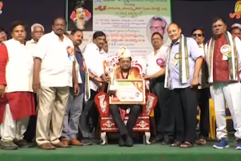 Felicitation to Music Director Koti at vijayawada