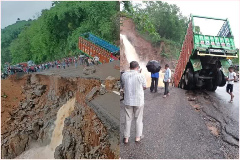 Massive landslide in Assam: ଆସାମରେ ପ୍ରବଳ ବର୍ଷା ପରେ ଭୁସ୍ଖଳନ, ଗଛ ପଡି ଜଣେ ମୃତ