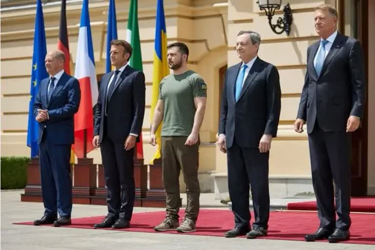 EU leaders meet with Zelensky in Kyiv