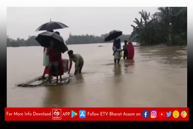 Flood in Hojai