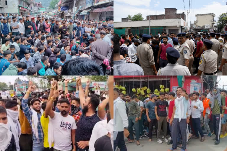 AGNIPATH SCHEME PROTEST IN HIMACHAL PRADESH