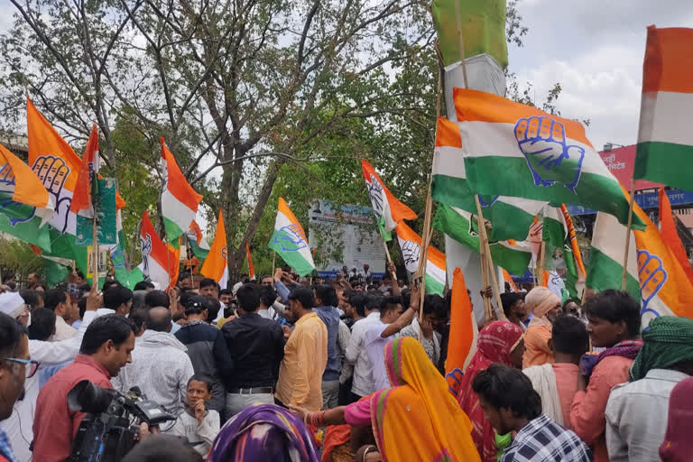 Congress satyagraha in Delhi