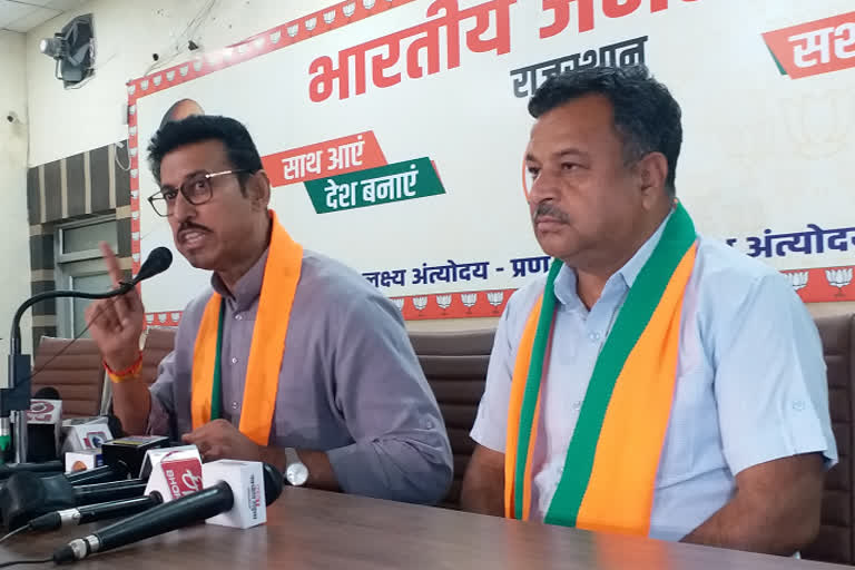 Rajyavardhan Singh Rathore targets CM Gehlot on Agnipath Scheme