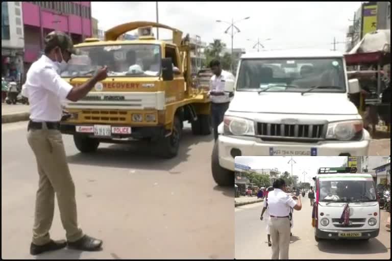 Koppala police department action to control Traffic Rules violation