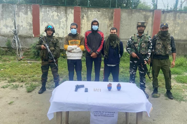 J&K: Three Al-Badr terrorists arrested in Wangam