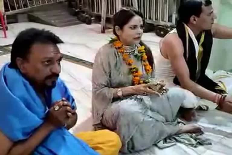 Actress Poonam Jhanwar in Ujjain