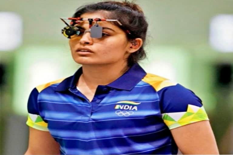 shooting  Kumar Surendra Singh Memorial Shooting  Manu Bhaker  Shiva Narwal  Mixed Team Pistol  win gold  कुमार सुरेंद्र सिंह मेमोरियल शूटिंग प्रतियोगिता  10 मीटर एयर पिस्टल मिश्रित टीम  मनु भाकर  शिवा नरवाल