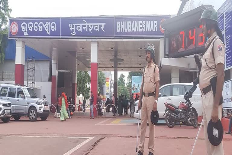 High alert in bhubaneswar for agnipath violence