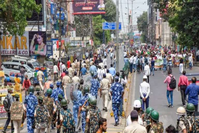 അഗ്നിപഥ് പദ്ധതിക്കെതിരെ കേരളത്തില്‍ ബന്ദ്  അഗ്നിപഥ് പദ്ധതി ഭാരത് ബന്ദ് സമൂഹ മാധ്യമം പ്രചാരണം  അഗ്നിപഥ് പദ്ധതിക്കെതിരെ പ്രതിഷേധം  ഇന്ന് കേരളത്തില്‍ ഭാരത് ബന്ദ്  agnipath protest latest  bharat bandh in kerala  bharat bandh campaign on social media  kerala heightened security amid bharat bandh  agnipath scheme latest