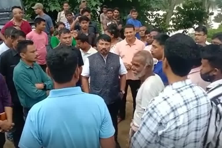 bokakhat flood situation inspection minister atul borah