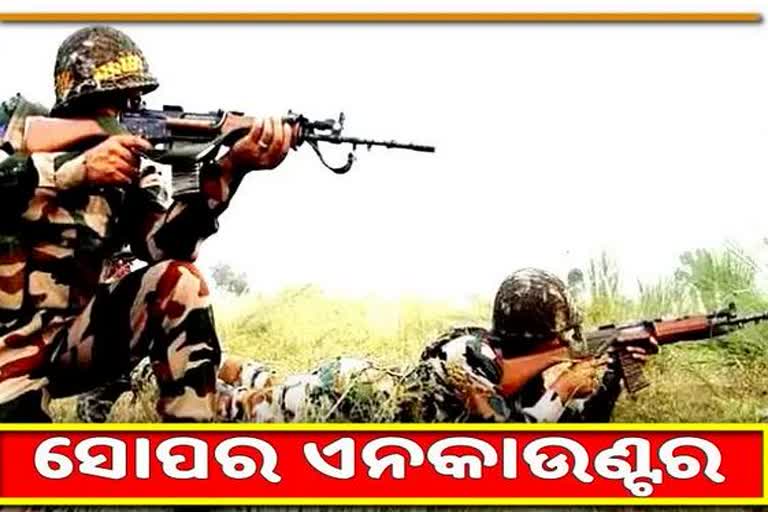 Encounter in Sopore:ସେନା ଗୁଳିରେ ଜଣେ ଆତଙ୍କୀ ସଫା