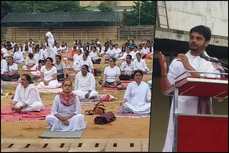 international yoga day in Shivamogga