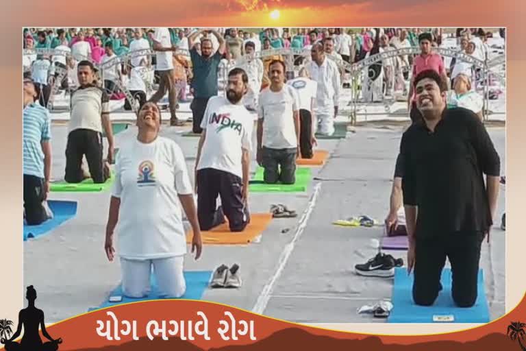 International Yog Day 2022 : આ જિલ્લા કલેકટર રહ્યાં યોગાભ્યાસ કરવામાં અસફળ