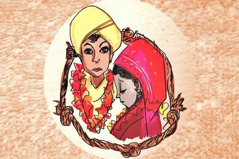 minor marriage case in Uttarakhand  12 year old girl pregnant in dharchula  Uttarakhand crime news  ಉತ್ತರಾಖಂಡ್​ನಲ್ಲಿ 12 ವರ್ಷದ ಬಾಲಕಿಗೆ ಎರಡೆರಡು ಮದುವೆ  ಬೆರಿನಾಗ್​ನಲ್ಲಿ ಅಪಾಪ್ತ ಬಾಲಕಿಗೆ ಎರಡೆರಡು ಮದುವೆ ಮಾಡಿದ ಹೆತ್ತ ತಾಯಿ  ಉತ್ತರಾಖಂಡ್​ ಅಪರಾಧ ಸುದ್ದಿ