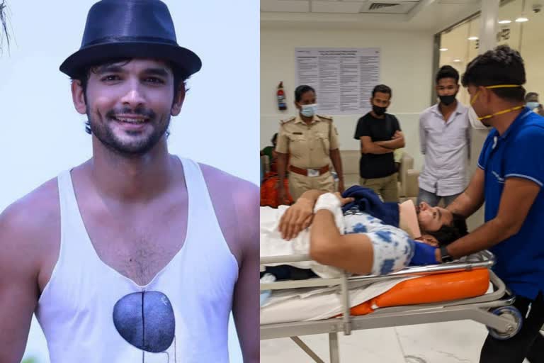 Actor Digant had a serious injury to the neck: Treatment at Manipal Hospital  കന്നട താരം ദിഗന്ത് ആശുപത്രിയിൽ  കന്നട താരം ദിഗന്ത് മഞ്ചാലെയ്‌ക്ക് പരിക്ക്  Kannada actor Diganth Manjale was injured while back flipping  Diganth Manjale had a serious injury to the neck while back flipping  Diganth Manjale injury in goa  ദിഗന്ത് ഗോവ അവധിയാഘോഷം  ദിഗന്ത് മഞ്ചാലെ ചിത്രങ്ങൾ  Diganth Manjale movies  ദിഗന്ത് ഗാലിപത 2 സിനിമ  Gaalipata 2 Diganth film  തലകുത്തി മറിയുന്നതിനിടെ ദിഗന്ത് പരിക്ക്