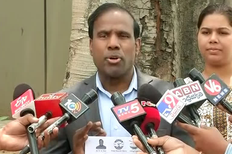 KA Paul Complaint to CBI on CM KCR and his family about Kaleshwaram Corruption