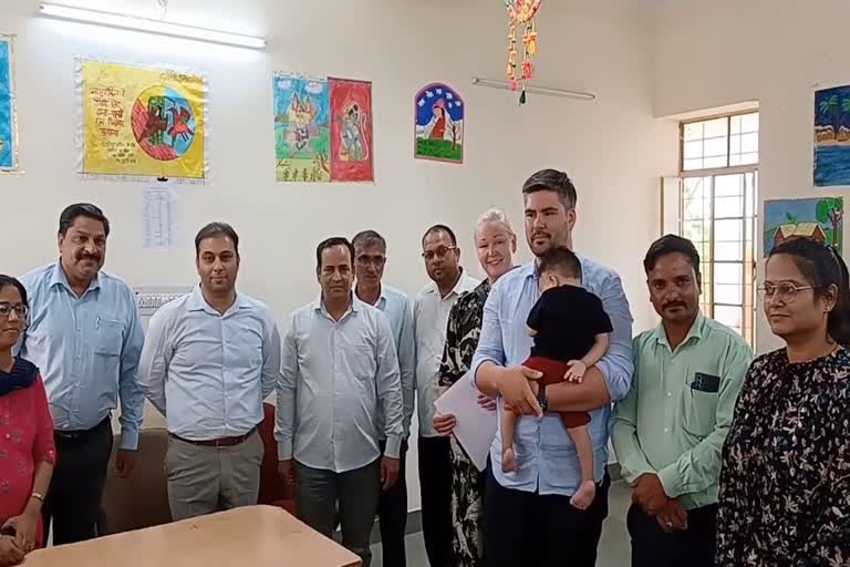 Foreign couple adopted orphan child, Sweden couple adopt nagaur orphan child