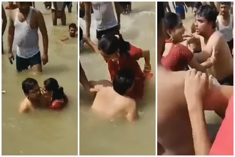 man-beaten-for-kissing-wife-while-bathing-in-ayodhya-river