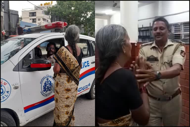 bengaluru police helps old woman who forgot her address