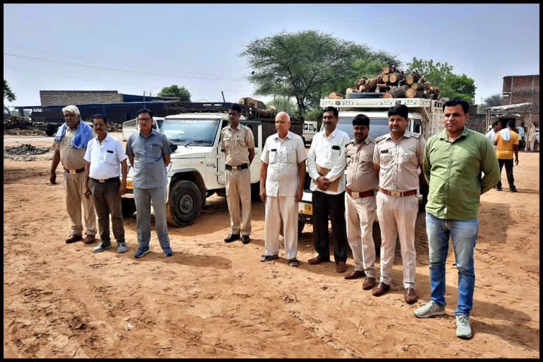 green wood smuggling in Bhiwani