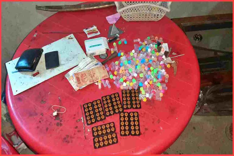assam Police against drugs at dhubri and Lahowal