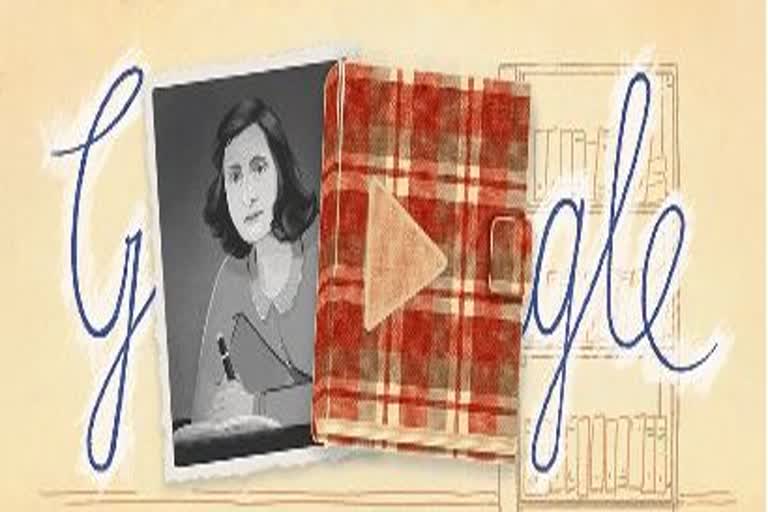 Google Doodle is honoring Anne Frank  Anne Frank  ഹോളോകോസ്റ്റ് ആക്രമണങ്ങള്‍  ആൻ ഫ്രാങ്കിന് ആദരവുമായി ഗൂഗിള്‍ ഡൂഡിൽ  ആൻ് ഫ്രാങ്കിന്‍റെ ഡയറി കുറിപ്പുകള്‍  ദ ഡയറി ഓഹ് ആൻ ഫ്രാങ്ക്  the diary of anne frank  ഒരു പെൺകുട്ടിയുടെ ഡയറി