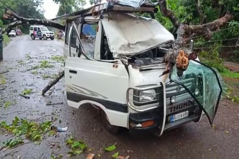 Rain related incidents in Uttara Kannada