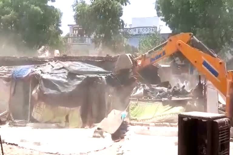 bulldozer Action in Rewari