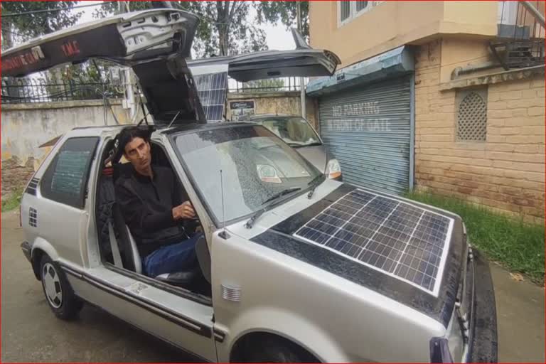 Kashmir maths teacher Bilal amazing made solar luxury car