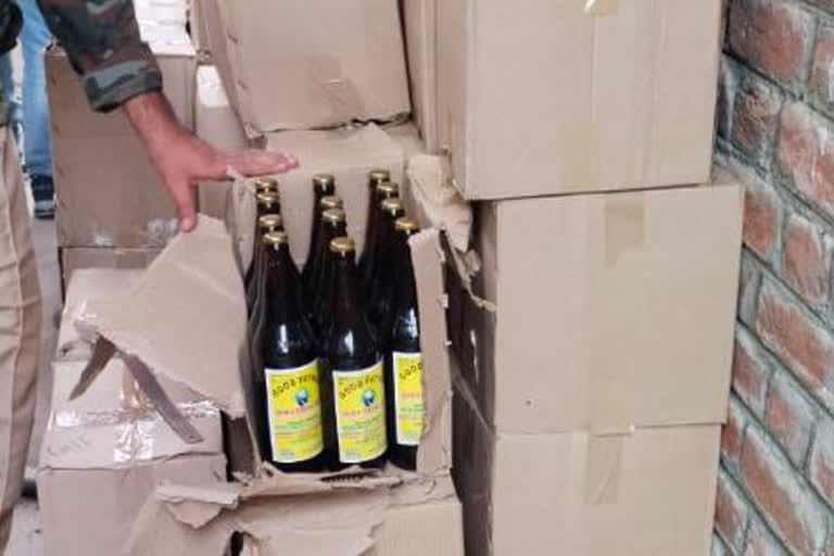 illegal beer manufactring factory sealed jammu kashmir