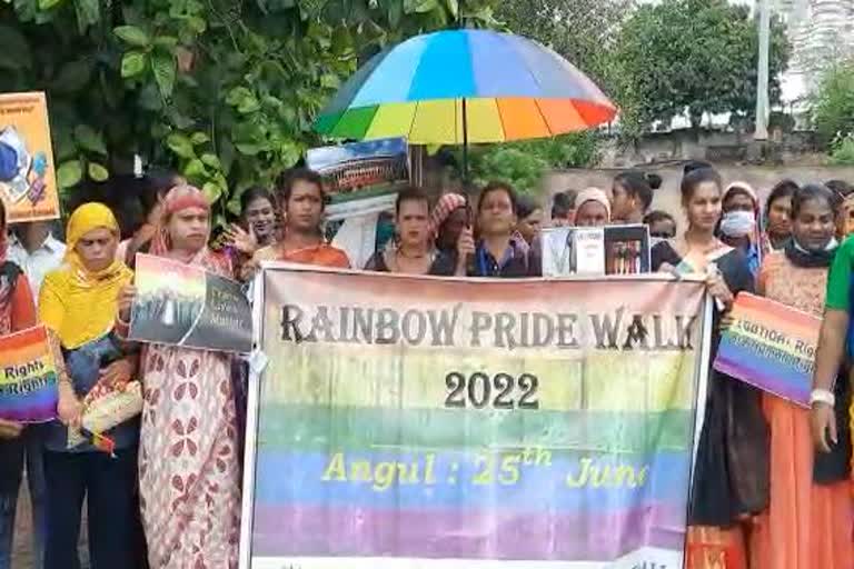 rainbow pride walk program by transgender in anugul