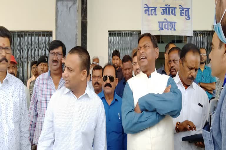 Union Minister Arjun Munda took stock of preparations for mega health camp in Khunti