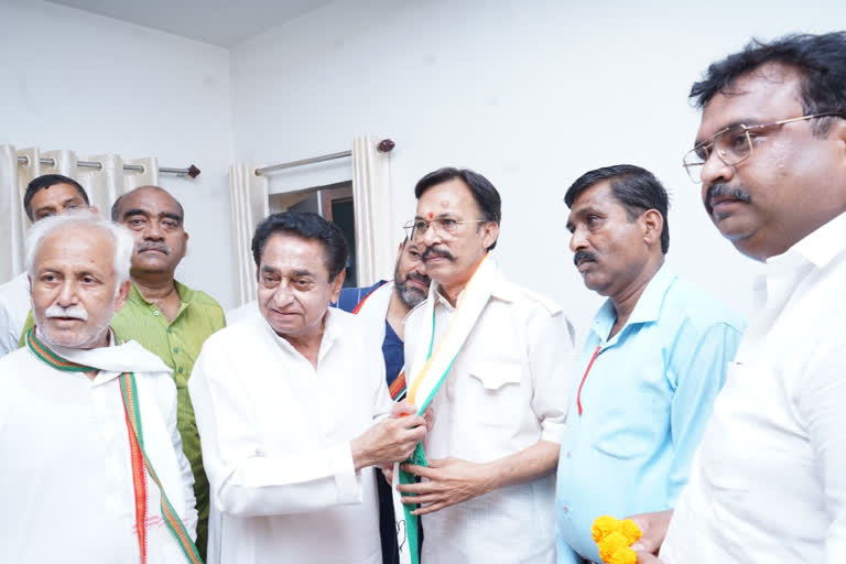 Kamal Nath address rally in satna MP