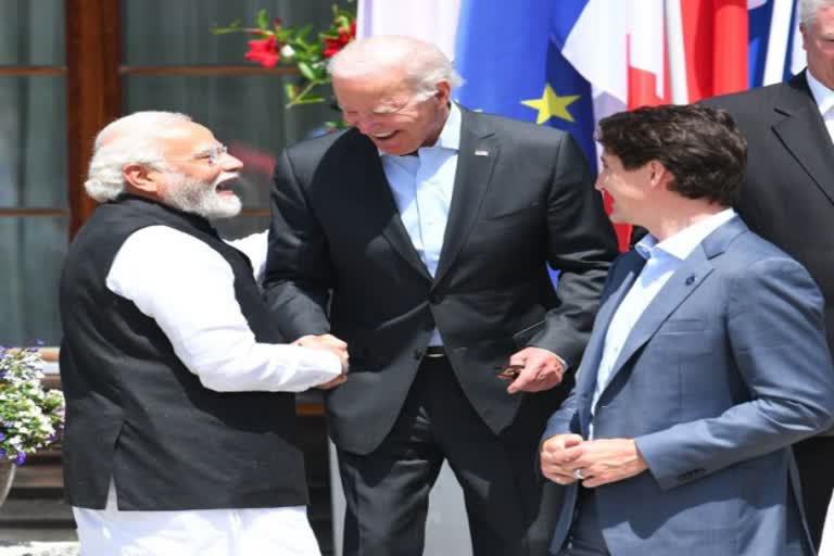 PM Modi arrives in Schloss Elmau Germany