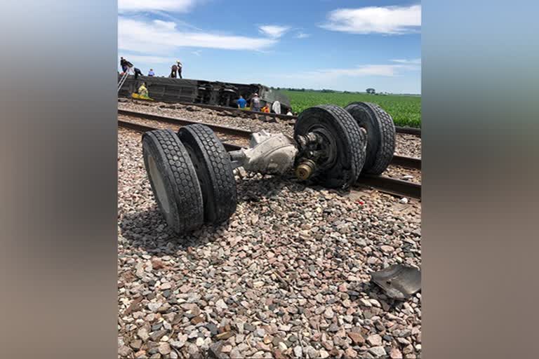 Multiple killed 50 injured as Amtrak train derails in US Missouri