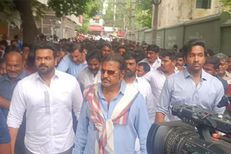 actor mohan babu appears before tirupati court