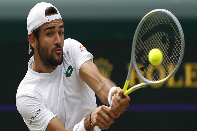 Matteo Berrettini contracts Covid, Matteo Berrettini out of Wimbledon due to covid, Matteo Berrettini news, Wimbledon updates