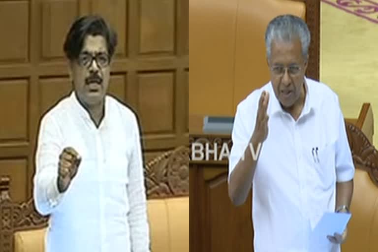 pinarayi reply to mathew kuzhalnada  mathew kuzhalnadan allegations against cm daughter  pinarayi against mathew kuzhalnadan  kerala assembly latest  udf adjournment motion latest  pinarayi mathew kuzhalnadan veena allegation  മാത്യു കുഴല്‍നാടനെതിരെ മുഖ്യമന്ത്രി  മാത്യു കുഴല്‍നാടന്‍ വീണ ആരോപണം  മാത്യു കുഴല്‍നാടന്‍ ആരോപണം മുഖ്യമന്ത്രി മറുപടി  നിയമസഭ സമ്മേളനം പുതിയ വാര്‍ത്ത  പ്രതിപക്ഷം അടിയന്തര പ്രമേയം  നിയമസഭ ഖ്യമന്ത്രി മകള്‍ പരാമര്‍ശം  നിയമസഭയില്‍ ക്ഷുഭിതനായി മുഖ്യമന്ത്രി