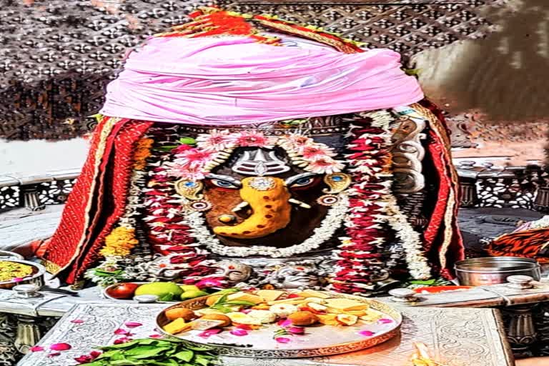 Ujjain Mahakaleshwar temple Baba Mahakal makeup on 29June 2022