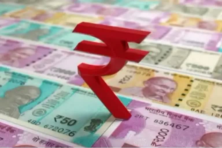 Rupee at record low