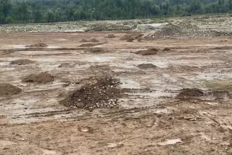 Sports Stadium damage due to Rain